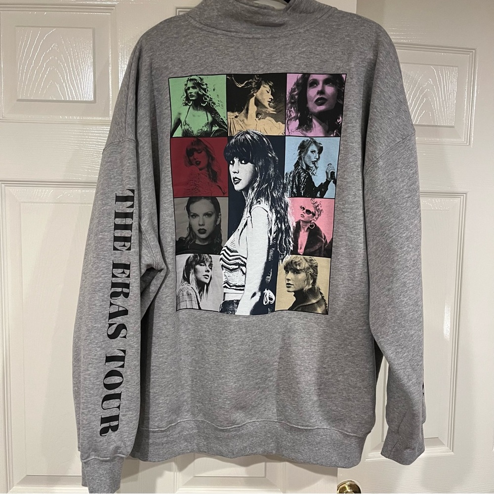 Taylor Swift The Eras Tour exclusive quarter-zip sweatshirt